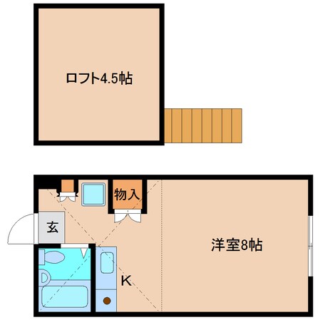 学園前駅 徒歩7分 1階の物件間取画像